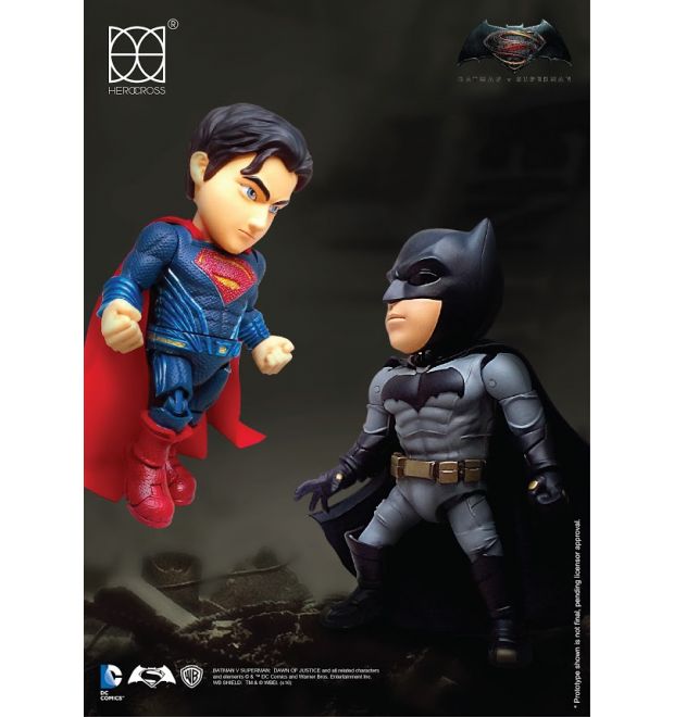 Batman v Superman Hybrid Metal Action Figure Superman 14 cm HEROCROSS 