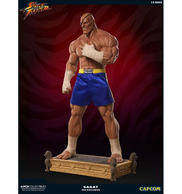 Pop Culture Shock Street Fighter Sagat 13 Statue PCS Exclusive
