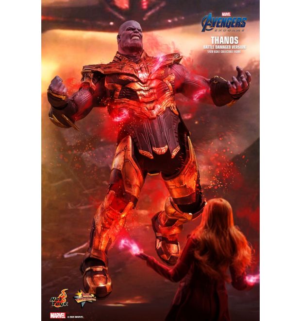 hot toys thanos battle damaged