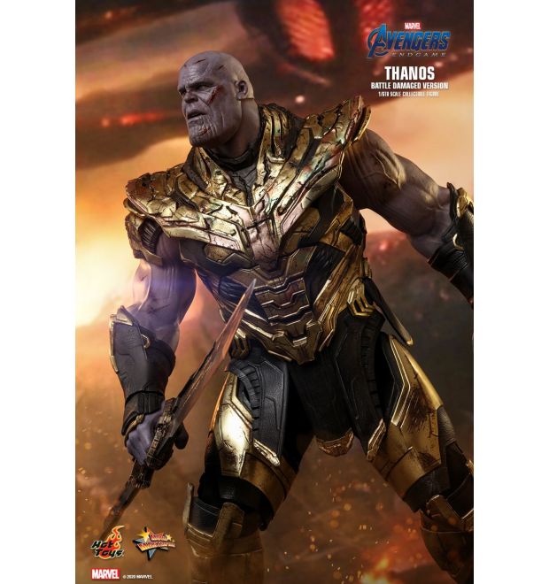 hot toys thanos battle damaged