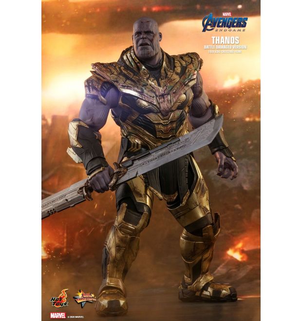 hot toys thanos battle damaged